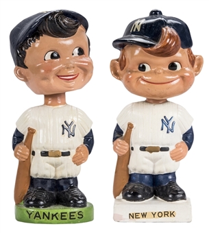 Lot of (2) Vintage New York Yankees Bobble Heads